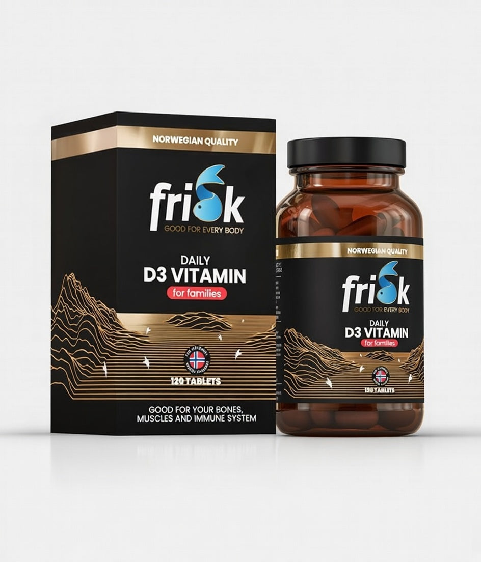 D-vitamin tilskudd for immunforsvaret.